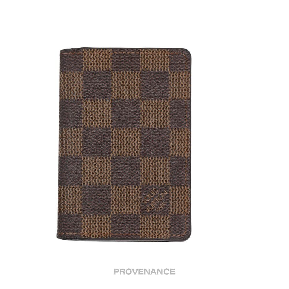 🔴 Louis Vuitton Pocket Organizer Card Wallet - Damier Ebene - Picture 2 of 8
